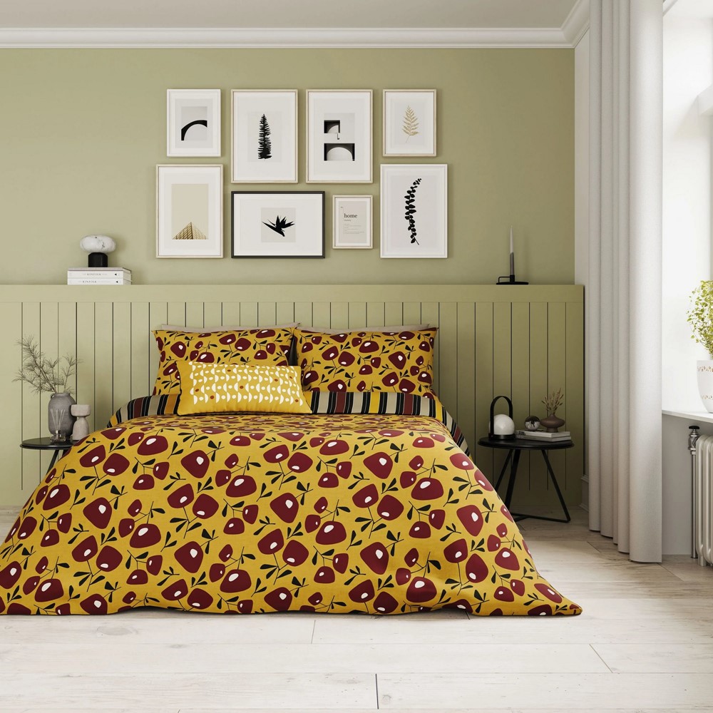 Jax Bedding by Helena Springfield x Simply Scandi in Chartreuse Green